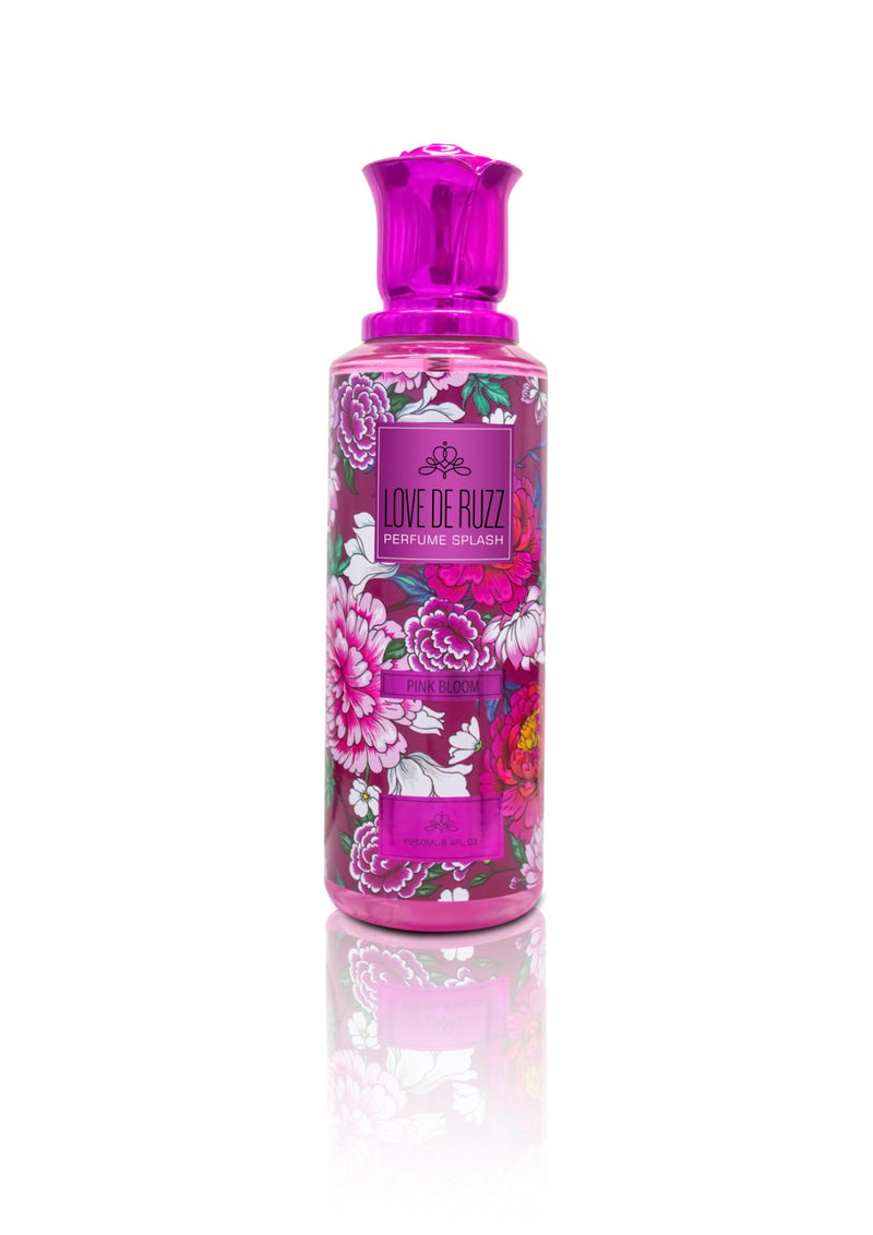 Love De Ruzz Perfume Splash Pink Bloom- 250ml - Tuzzut.com Qatar Online Shopping
