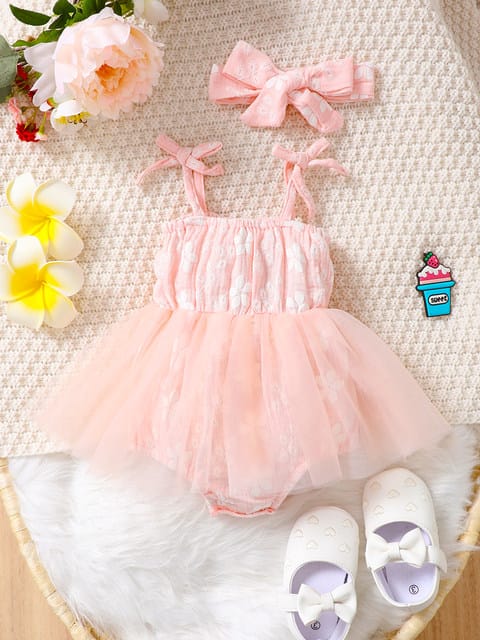 Baby Outfit Infant Clothes  Girls Cotton Sleeveless 1287421 - TUZZUT Qatar Online Shopping