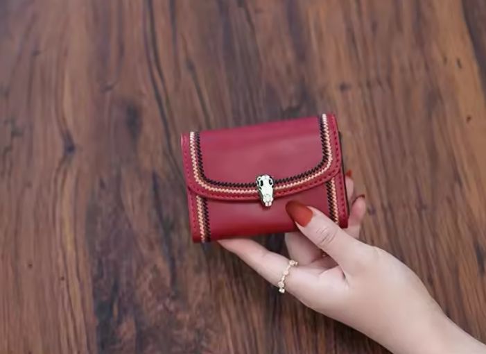 Mini Multifunctional Embroidered Accordion Card Holder S456927 Mini Multifunctional Embroidered Accordion Card Holder S456927
