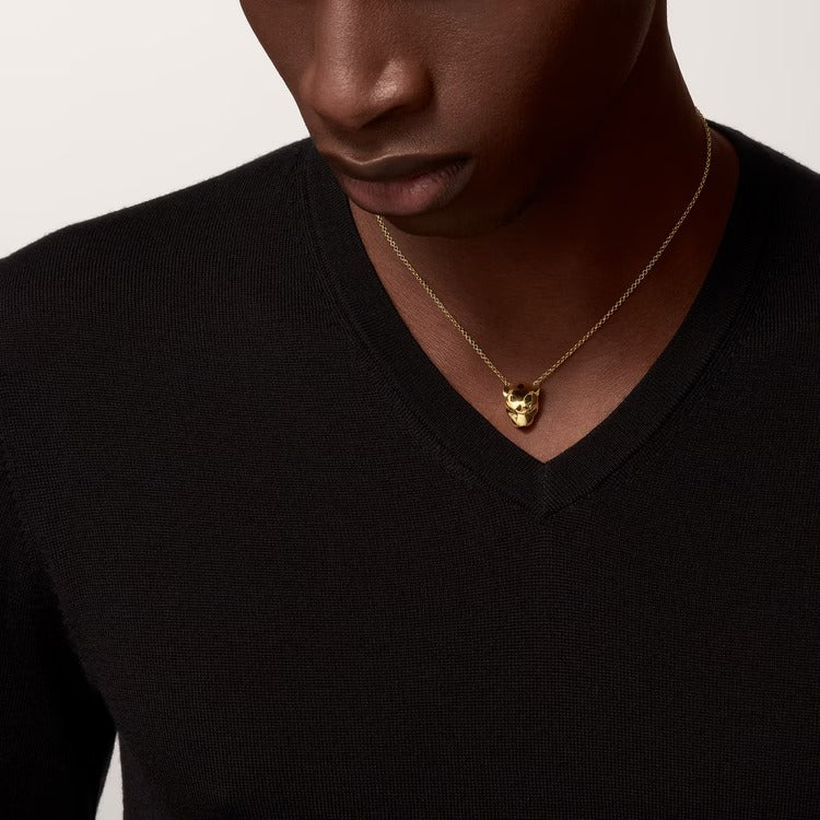 Panther Pendant Necklace Yellow Gold DN2031 Panther Pendant Necklace Yellow Gold DN2031