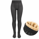 Women’s Charcoal Fleece-Lined Footed Winter Thermal Leggings 27434 - 50kg-180kg