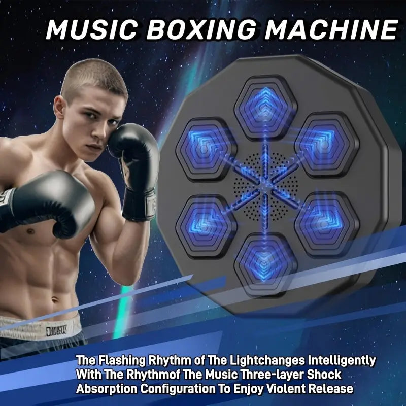 Wall Mounted Dummy Musical Light Training Punch Kick Machine Wall Mounted Dummy Musical Light Training Punch Kick Machine