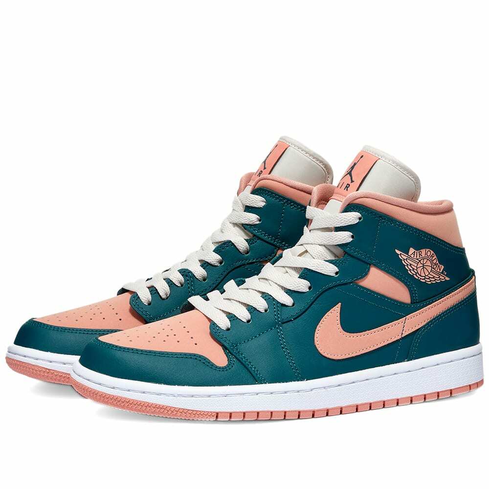 Mid Dark Teal Green Pink Shoes BQ6472 Mid Dark Teal Green Pink Shoes BQ6472