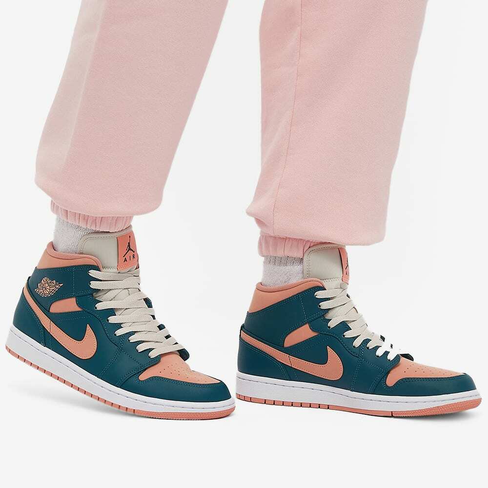 Mid Dark Teal Green Pink Shoes BQ6472 Mid Dark Teal Green Pink Shoes BQ6472