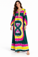 Women’s Vibrant Printed Cotton Jalabiya