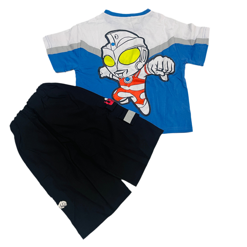 Kids Summer Children Clothes T-shirt + Shorts 2Pcs/Sets   1622849 - TUZZUT Qatar Online Shopping