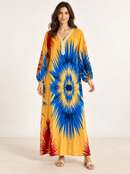 Women’s Vibrant Printed Cotton Jalabiya