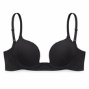 Women’s Black Deep U-Plunge Open-Back Bra 41242 – Size 34/75 ABC