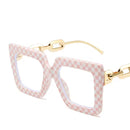 Big Frame Anti-blue Light Reading Glasses Men Women B-250229 - TUZZUT Qatar Online Shopping