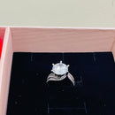 Women Fashion White Stone Rings 38728 - TUZZUT Qatar Online Shopping