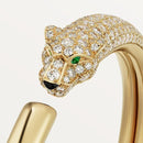 Panther Bracelet Yellow Gold Diamonds DN2027 - TUZZUT Qatar Online Shopping