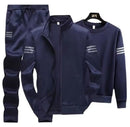 Men's Spring Autumn Three-Piece Set Casual Sweatshirt Long Sleeves Sport Suit  J41109 - TUZZUT Qatar Online Shopping