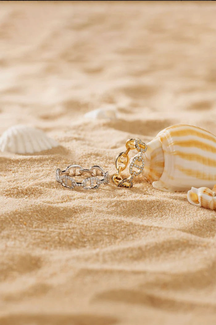 Maille Marine Silver Ring AM5500 - TUZZUT Qatar Online Shopping