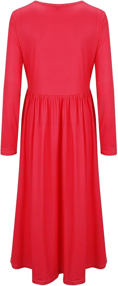 Womens Long Sleeve Pleated Dress S57358393 Womens Long Sleeve Pleated Dress S57358393