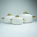 High Quality Insulated Casserole Set 3 Pcs Hot Pot -1000ml/2000ml/3500ml -FW211 - TUZZUT Qatar Online Shopping