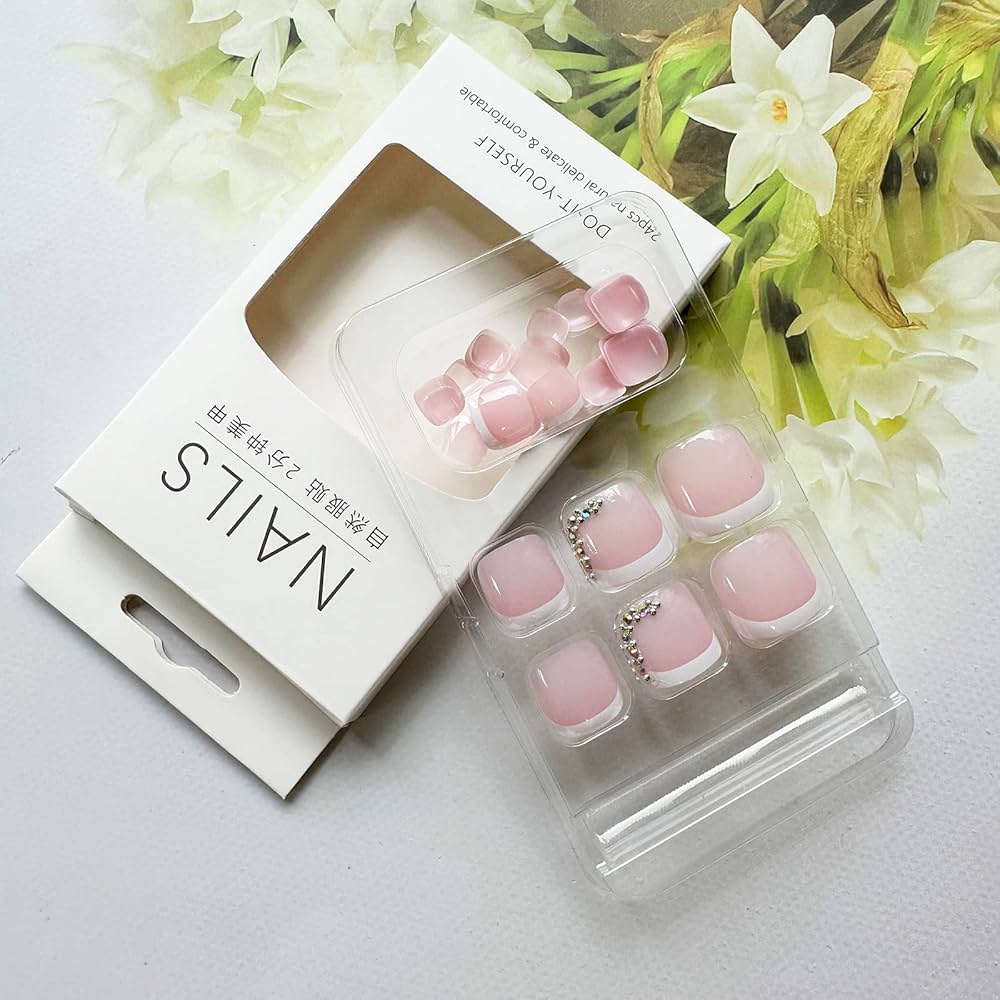 24pcs Natural Delicate & Comfortable Removable Fake Nails 421655 24pcs Natural Delicate & Comfortable Removable Fake Nails 421655