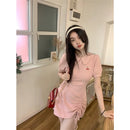 Women's Shorts Short Sleeve Tee Dress S 559051 - TUZZUT Qatar Online Shopping