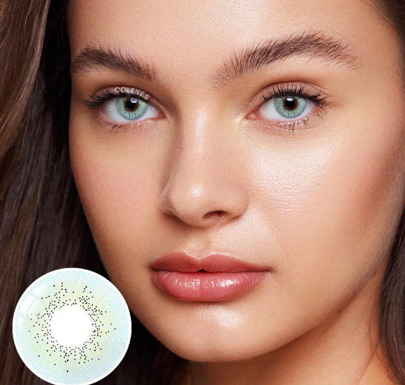 Unibling Ocean Blue Contact Lenses for Eyes (1 Pair) - TUZZUT Qatar Online Shopping