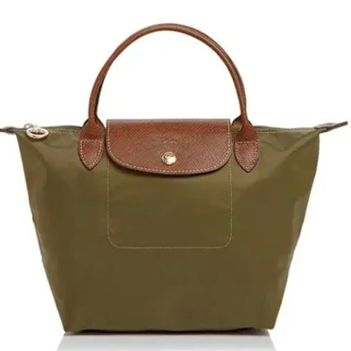 Fashion Le Pilage Mini Khaki Army Tote