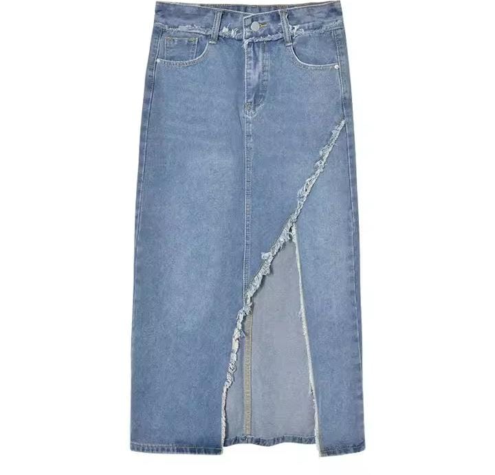 Women's Vest High-Waisted Side Slot Skirt 2 Pcs Set 487132 Women's Vest High-Waisted Side Slot Skirt 2 Pcs Set 487132