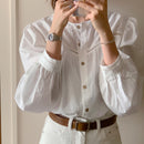 Women's Long Sleeve Solid Color Shirts & Blouses S  578759 - TUZZUT Qatar Online Shopping