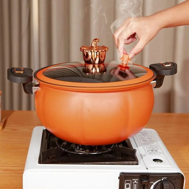 8L Pumpkin pot Multifunctional Plumpy Non-stick Micro Pressure Pot Totipotent 8L Pumpkin pot Multifunctional Plumpy Non-stick Micro Pressure Pot Totipotent