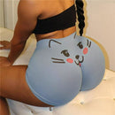 Lovely Cat Print Shorts Women 251137 - TUZZUT Qatar Online Shopping