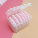 6pc Triangle Powder Puff Flours Mini Face Makeup Sponge Cosmetics 341198 - TUZZUT Qatar Online Shopping
