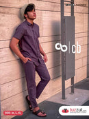 CB Brand Cotton Shirt and Pant Set - TUZZUT Qatar Online Shopping