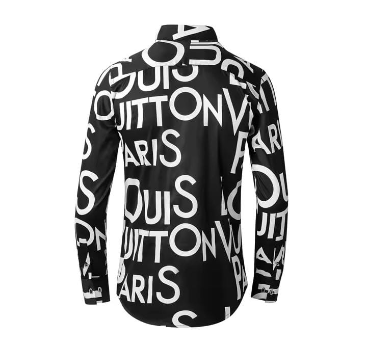 Letter Printed Long Sleeve Causal Mens Shirts X4326911 Letter Printed Long Sleeve Causal Mens Shirts X4326911