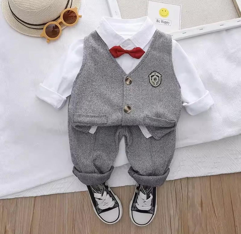 Kids Formal Vest Shirt Pants Ceremony Suit Costume    1570174 - TUZZUT Qatar Online Shopping