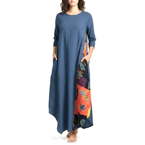 Women's New Trend Print Long Dress 1214575