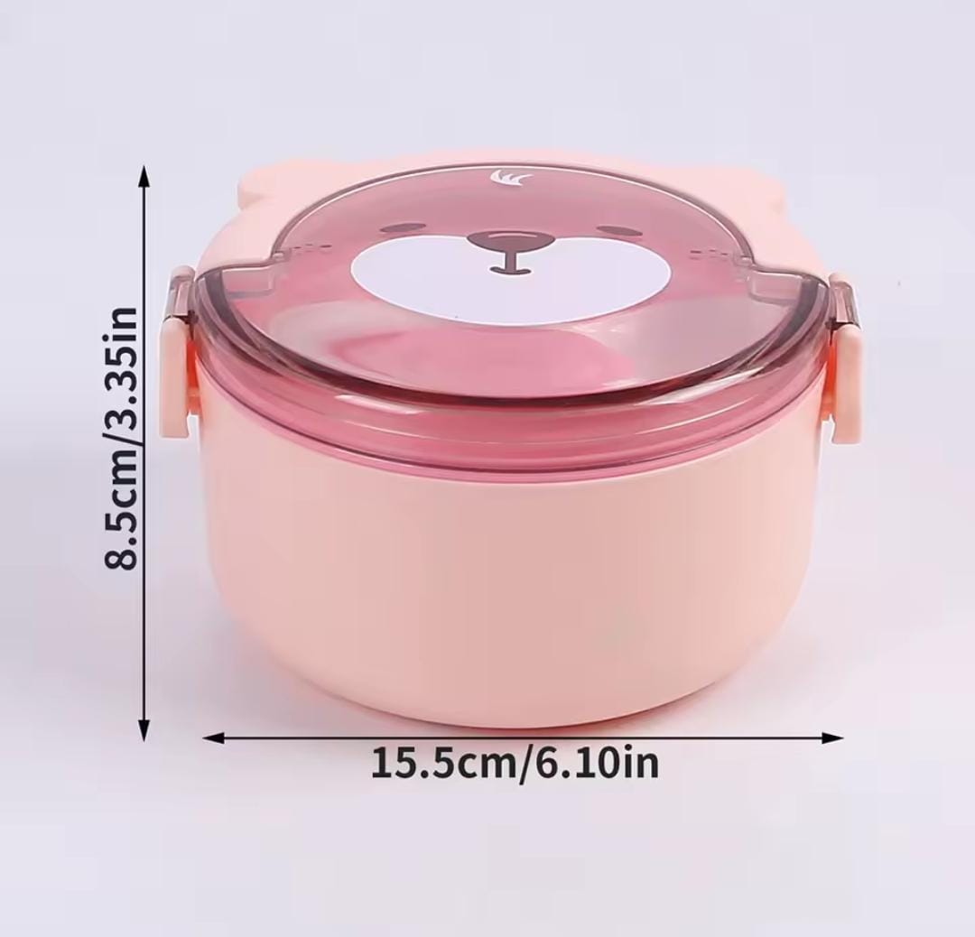 Cartoon Bear Lunch Box Microwave Safe Portable for Kids Students 1557607 Cartoon Bear Lunch Box Microwave Safe Portable for Kids Students 1557607