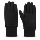 1Pair Black Anti-Slip Sports Gloves S4218199 - Free size