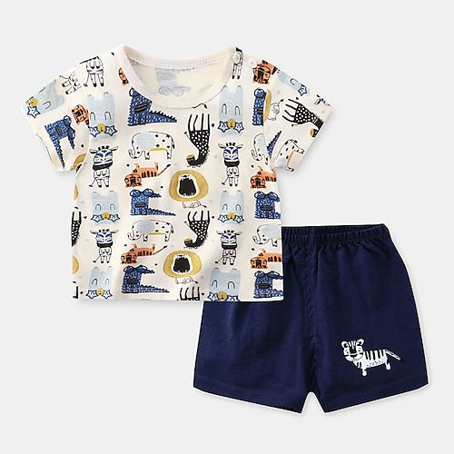 Kids Summer Casual Pajamas Boys Girls 1240686 Kids Summer Casual Pajamas Boys Girls 1240686