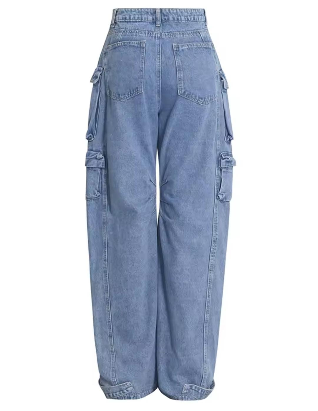 Women's Fashion Casual Denim Wide Leg Pants S4936920 Women's Fashion Casual Denim Wide Leg Pants S4936920