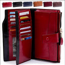 Women Leather Long Wallet Money Card Holder Clutch Purse RFID Blocking   S4451659 - TUZZUT Qatar Online Shopping