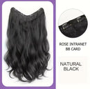 Synthetic Fiber Heat Resistant Wavy 4 Clips on Clip in hair Extensions mod108 - TUZZUT Qatar Online Shopping