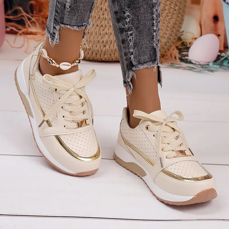 Breathable Thick Soled Casual Sneakers 4008 - TUZZUT Qatar Online Shopping