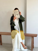 Women's Long Sleeve Tie Dye/Splash-ink Abaya 442651 - TUZZUT Qatar Online Shopping