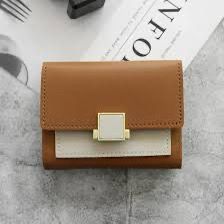 Women Short Wallet Business Card Coin Purse Leather Change Pocket Card Holder   S4524176 - TUZZUT Qatar Online Shopping