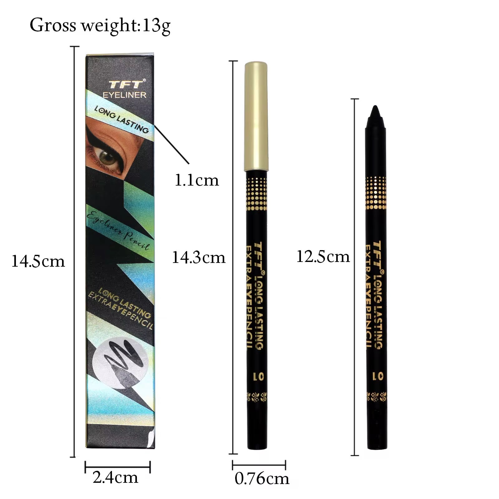 TFT Eyeliner Pencil F24 Long Lasting ExtraEyePencil TFT Eyeliner Pencil F24 Long Lasting ExtraEyePencil