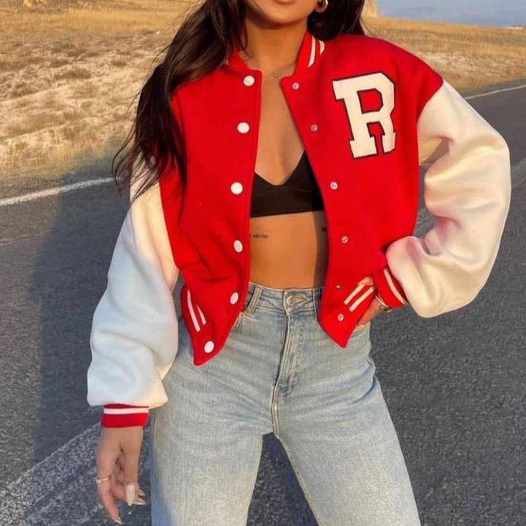 Women's Baseball Jacket 595872 XL Women's Baseball Jacket 595872 XL