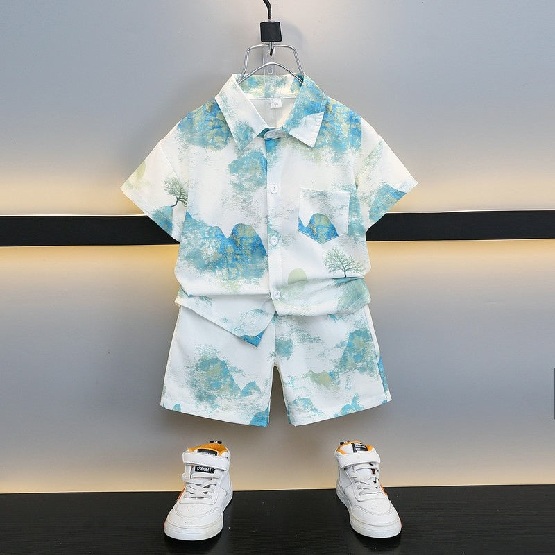 2 Pcs Boys Pants Suit 4-5Y 541137 2 Pcs Boys Pants Suit 4-5Y 541137