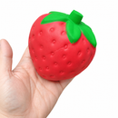 Strawberry Squeezy Squishy Toy – Red & Green MT-11