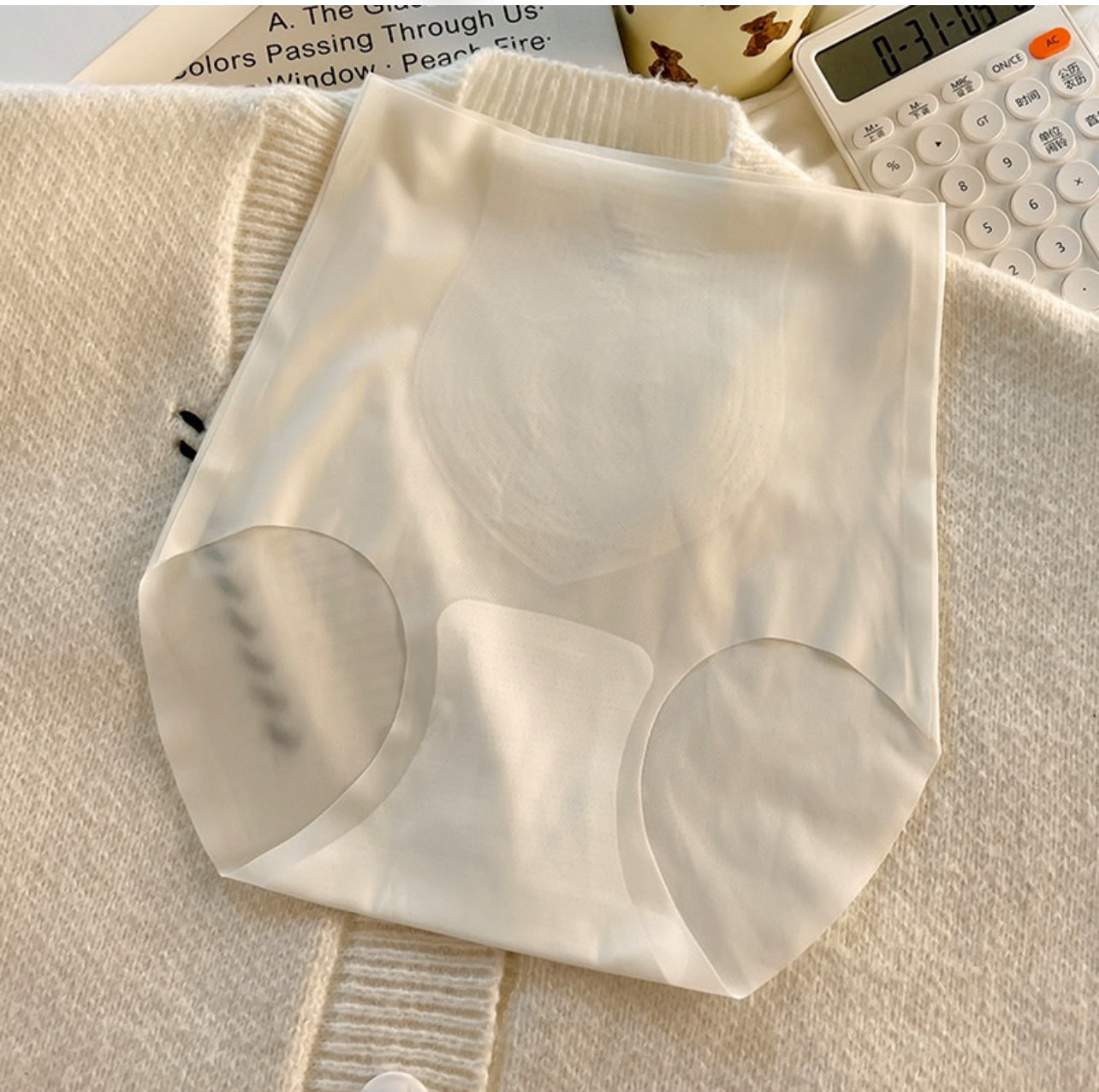 High Waist Ice Silk Seamless Underwear Zp357 High Waist Ice Silk Seamless Underwear Zp357