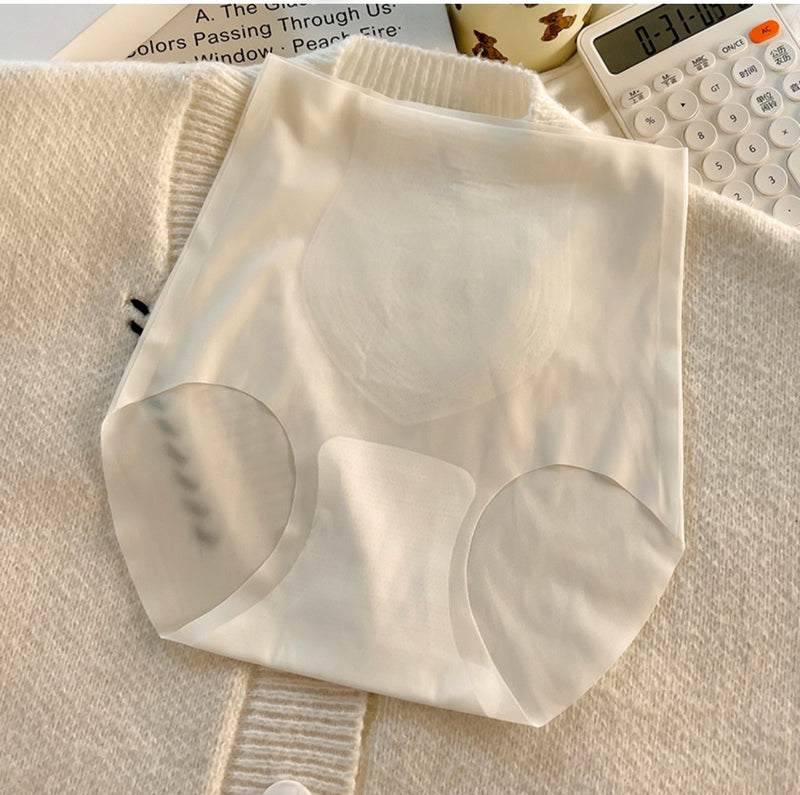 High Waist Ice Silk Seamless Underwear Zp357 - TUZZUT Qatar Online Shopping