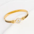 Four-leaf Clover Bracelet DN2106 - TUZZUT Qatar Online Shopping