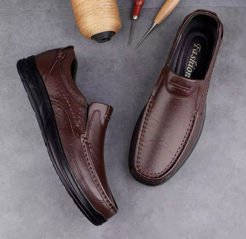 Fashion Genuine Leather Men's Casual Shoes Luxury Formal Man498567