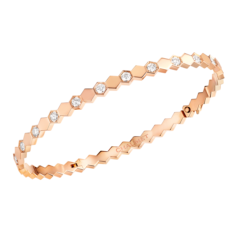 Bee De Yellow Gold Diamonds Bracelet DN2123 - TUZZUT Qatar Online Shopping